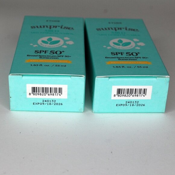 **2 PACK** ETUDE HOUSE Sunprise Mild Airy Finish, 55ml exp 09/2026 - Picture 2 of 3